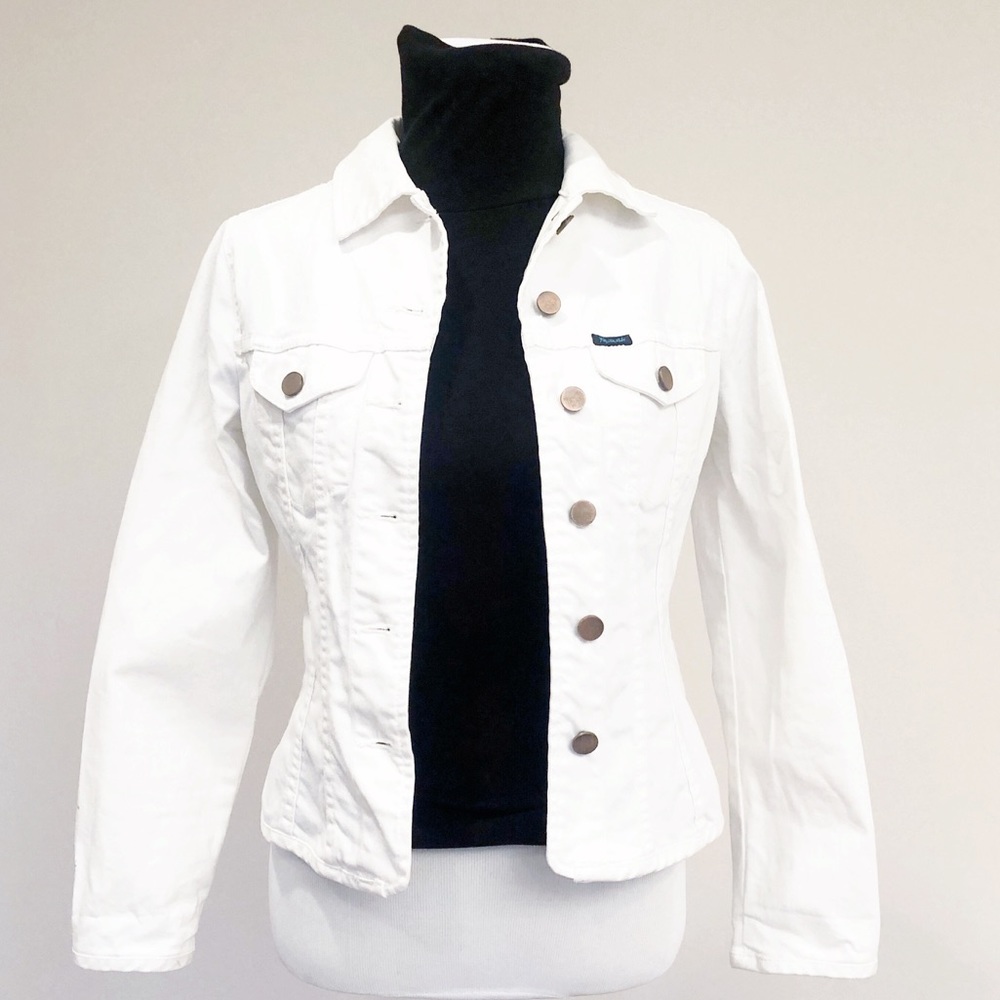 Façonnable white jeans jacket